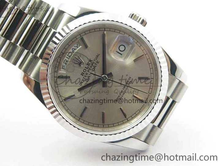 President Best Dial 36 Edition Bp Silver Maker 128239 Bracelet Day-Date SS on 0930